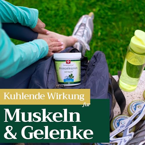 SwissMedicus Pferdebalsam mit Hanf, kühlend für Beine & Muskeln, 75 ml – Ansicht 2