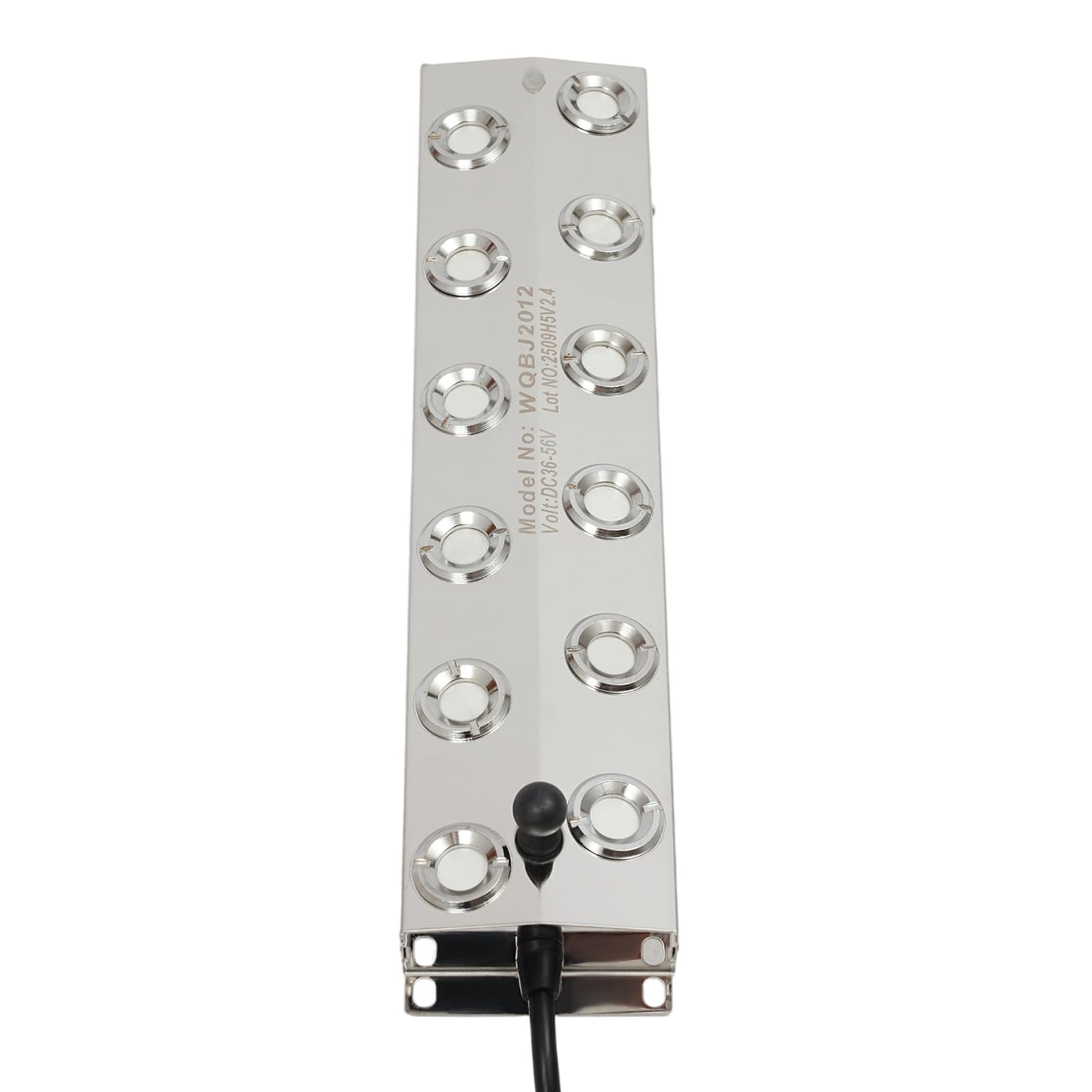 Generador de niebla ultrasónica, 12 cabezales, dispositivo de niebla ultrasónica con fuente de alimentación impermeable de 400 W, pesada 9 L/H, humidificador de niebla para estanque, jardín