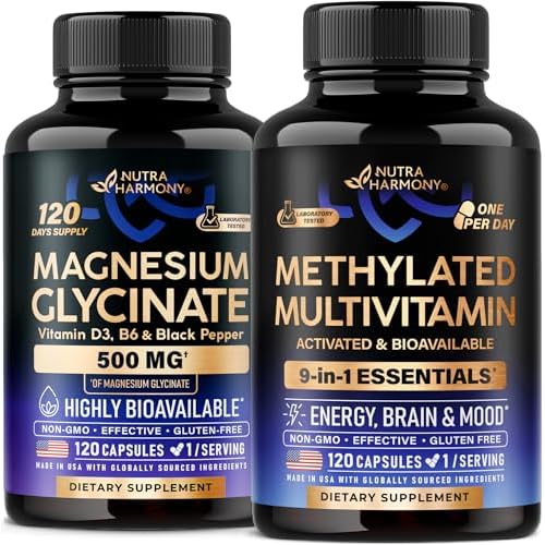 Magnesium Glycinate & Methylated Multivitamin Capsules