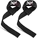 BEAST RAGE Lifting Wrist Straps for Weightlifting, Weight Lifting Straps Gym Power Workouts Lifting Straps Padded Cotton Men Women Supportive Lift Deadlift Straps Hard Pull Exercise Straps (Black)