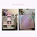 ELUCHANG Sequin Cube Storage Bins 10 x10 x 10 inches Organizer Container Foldable Fabric Closet Organizer Boxes Baskets for Shelves,Toys,Bedroom(4PCS,Pink)