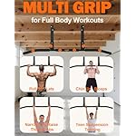 Fitarc Joist Mount Pull Up Bar, Chin Up Bar Ceiling Mount, Heavy Duty, Workout for Home Gym, 42 inch Wide -Patent Pending - Image 3