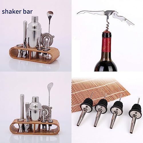 Set coctelera profesional de acero inoxidable RUVOO 750ml miniatura 4