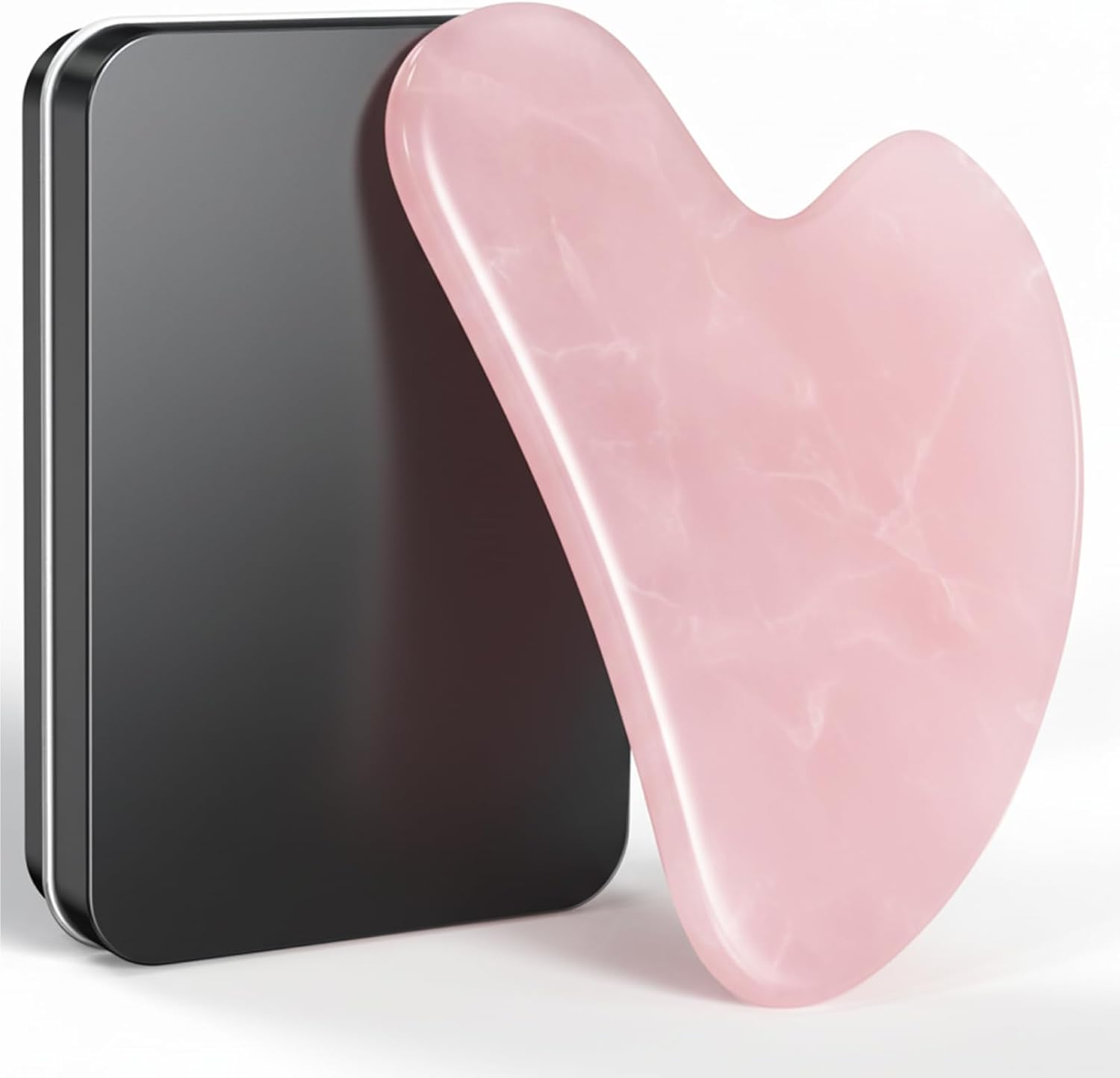 Gua Sha Facial Tools, Guasha Tool for Face Acupuncture Therapy Trigger Point Treatment, Gua Sha Scraping Massage Tool (Pink)