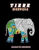 malvorlagen tiere zum ausdrucken  Tiere Mandala Malbuch für Erwachsene: Mandala Ausruhen für Erwachsene und Kinder, Färbung Anti-Stress; Mandalas zum Ausmalen. Malvorlagen Tiere