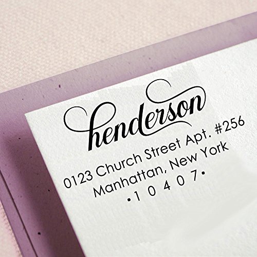 Self Inking Custom Return Address Stamp Personalized Rubber Stamp Proposal Gift Idea - //coolthings.us