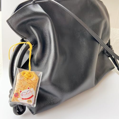 Image of Handmade Traditional Japanese Omamori Blessing Lucky Amulet for Good Wealth /Lucky Cat /Maneki Neko Hanging Fortune Bag Gifts for Women Men
