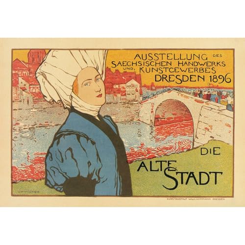 Toile roulée Dresde ARTICULOZY 101x127 cm pour salon