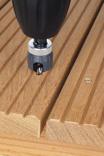 wolfcraft Screw Starter with Countersink and Depth Stop for Wood, Ø 4-5 mm