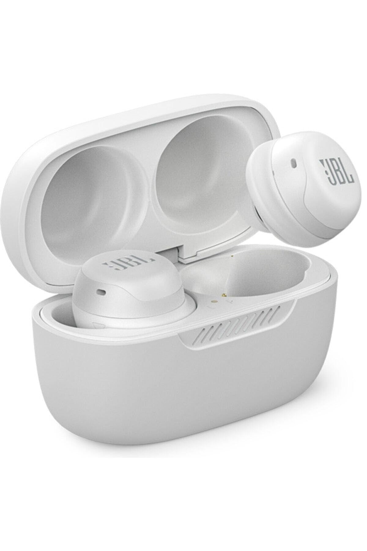 JBL Live Free NC+ TWS True Wireless Bluetooth Earbuds with TalkThru and Ambient Aware, Up to 21 Hours of Battery Life, White