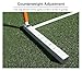 CSNBDMBBSH Adjustable Height Training Hurdle, Agility Soccer Training Hurdles Poles Set, 5 Height Adjustable Obstacles for Outdoor Workout(1 Pc)