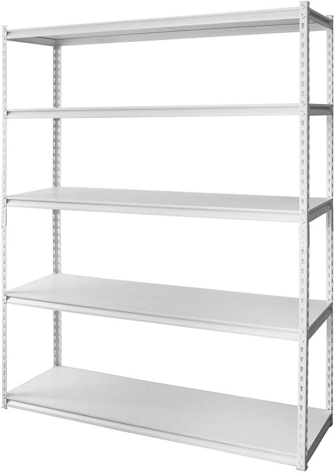Amazon｜ラック スチールラック メタルラック 幅150cm 5段 ホワイト 幅