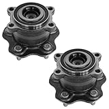 TRQ Wheel Bearing & Hub Assembly Rear Driver & Passenger Pair for Altima Maxima