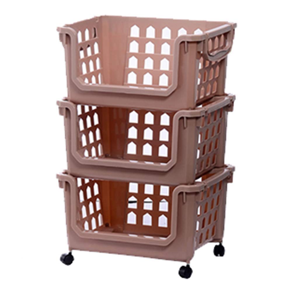 Carrello Del Servizio, Carrello Del Salone Di Bellezza, Carrello Degli Strumenti, Carrelli con Le Ruote, Carrello Multiuso Rack con Le Ruote, Carrello Di Utility Di Plastica con Cestello Staccab