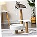 VANZACK Wooden Cat Scratching Tower Cat Tree for Large Cats Kitten Climbing Column