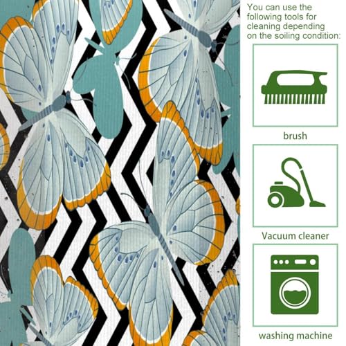 Tapis de couloir absorbant pour buanderie et cuisine lavable - 5