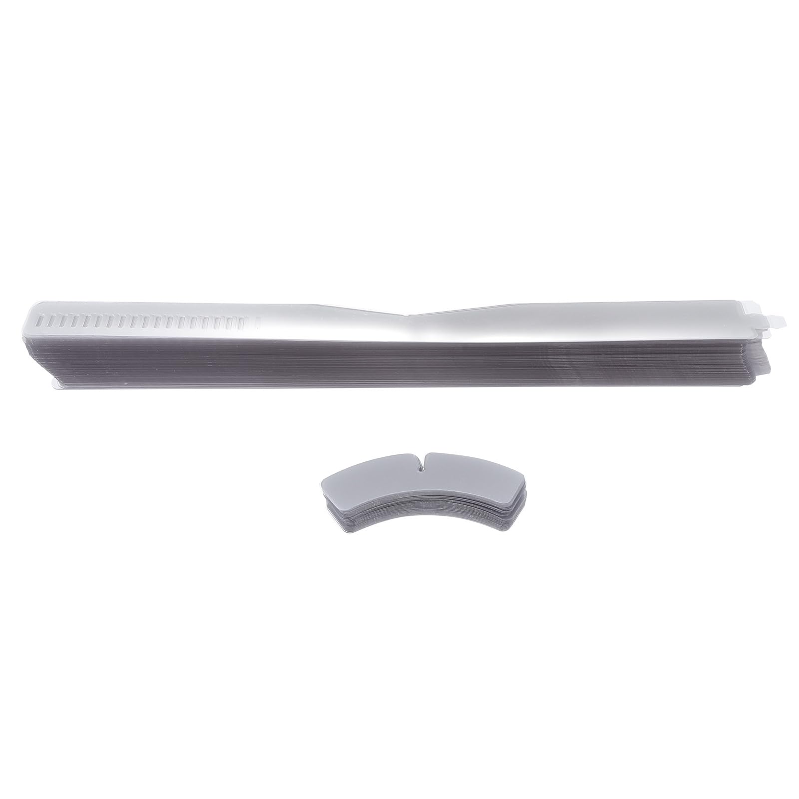 POPETPOP Tiras de Plástico para Fijar Collares para Cuello de Camisa 200 Herramientas Prácticas Evitan Deformación y Ajustables en Longitud en Entornos Profesionales y Eventos