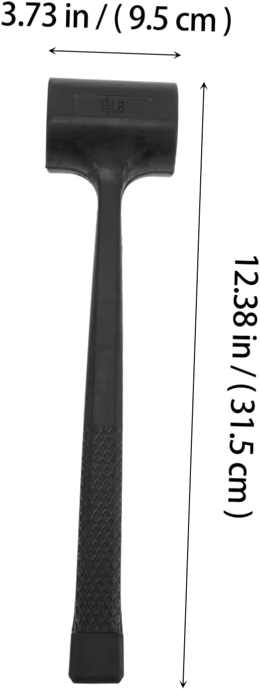 2pcs Non- Rubber Hammers for Tile Installation Shock-resistant Mallets for Flooring Carpentry and Home Renovation Double- Design