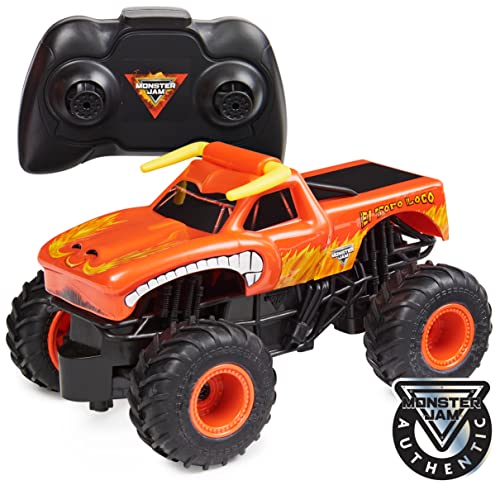 Monster Jam, offizieller Ferngesteuerter Monster Truck EL Toro Loco, Maßstab 1:24, 2,4GHz, für Kinder