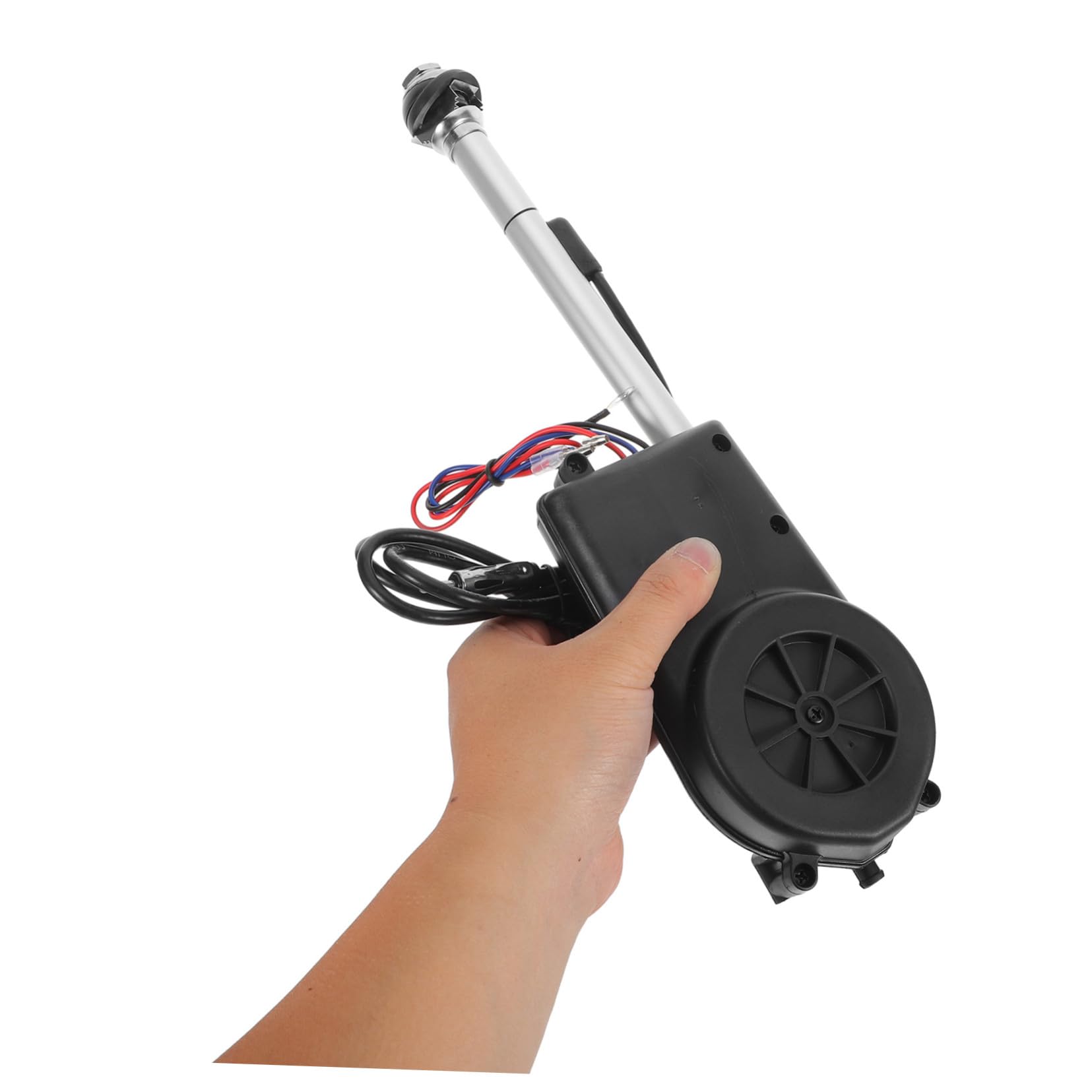 Cabilock Antenna per Auto Completamente Automatica Telescopica in Lega di Alluminio Telecomando, Antenna Fm/am Retrattile per Veicoli Compatibile, Ricezione Segnale Migliorata per Uso