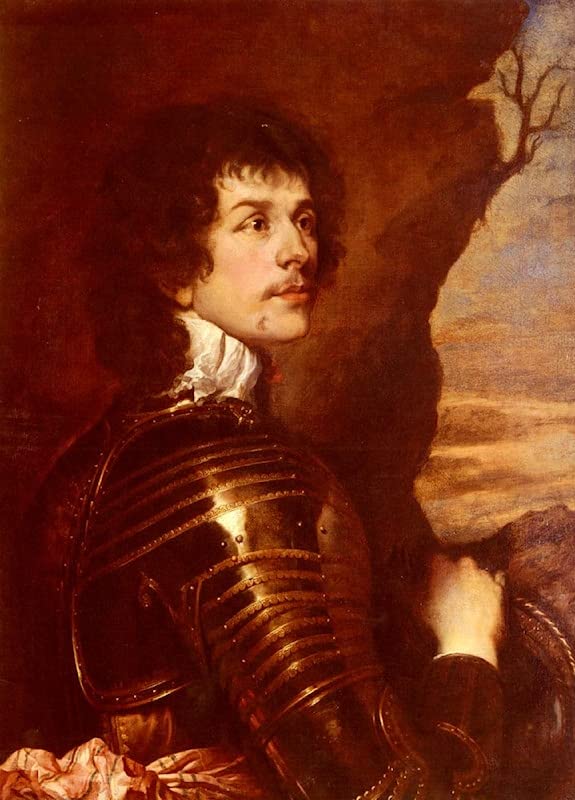 Impression sur toile portrait Charles Th Comte de Derby pour salon 60x90cm