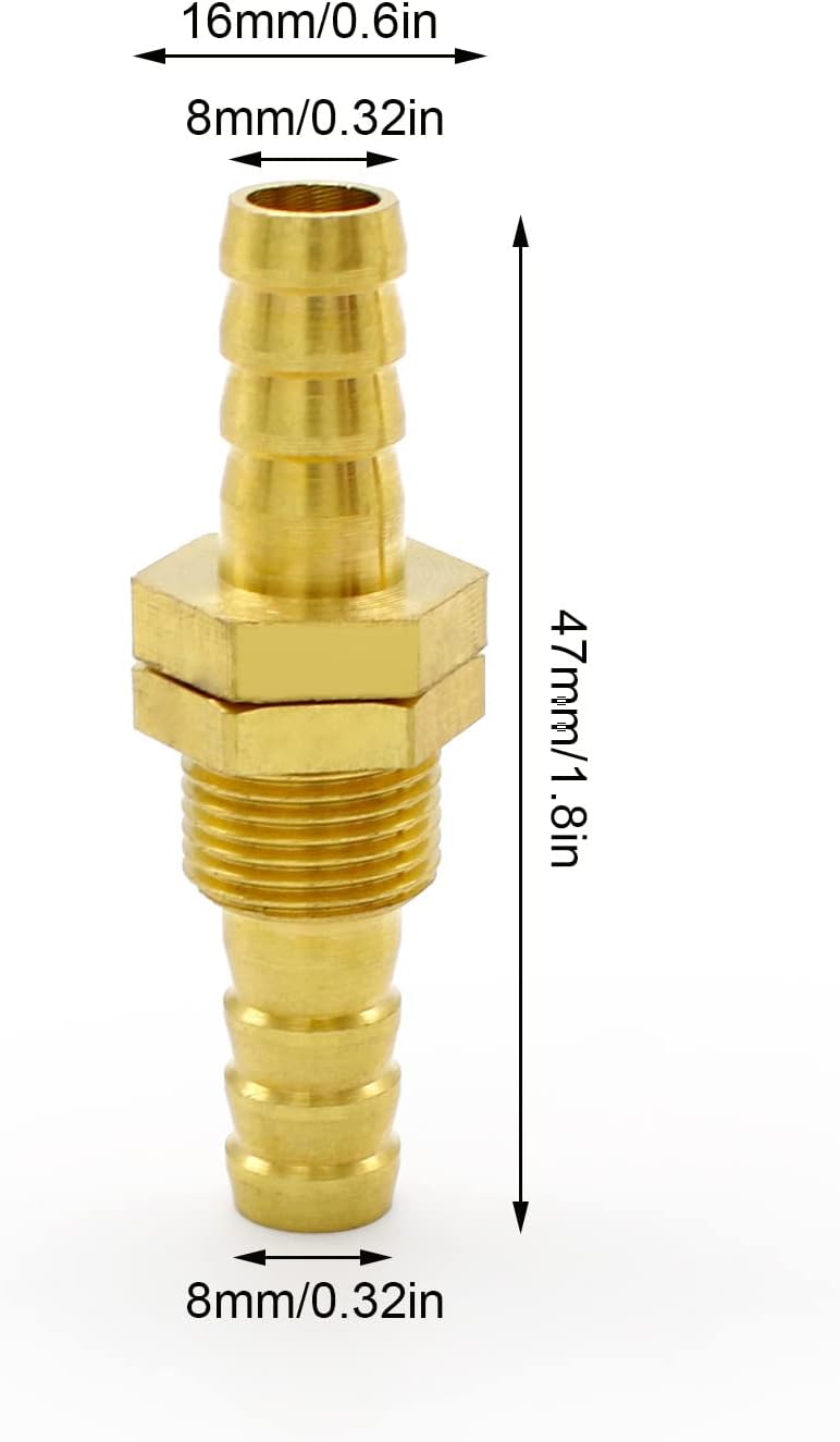 TIANLIN Quick Release Connector, 8MM Air Line Connectors, Compressor
