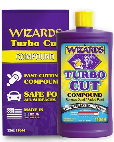 Wizards Turbo Cut Buffing Compound 32 fl oz