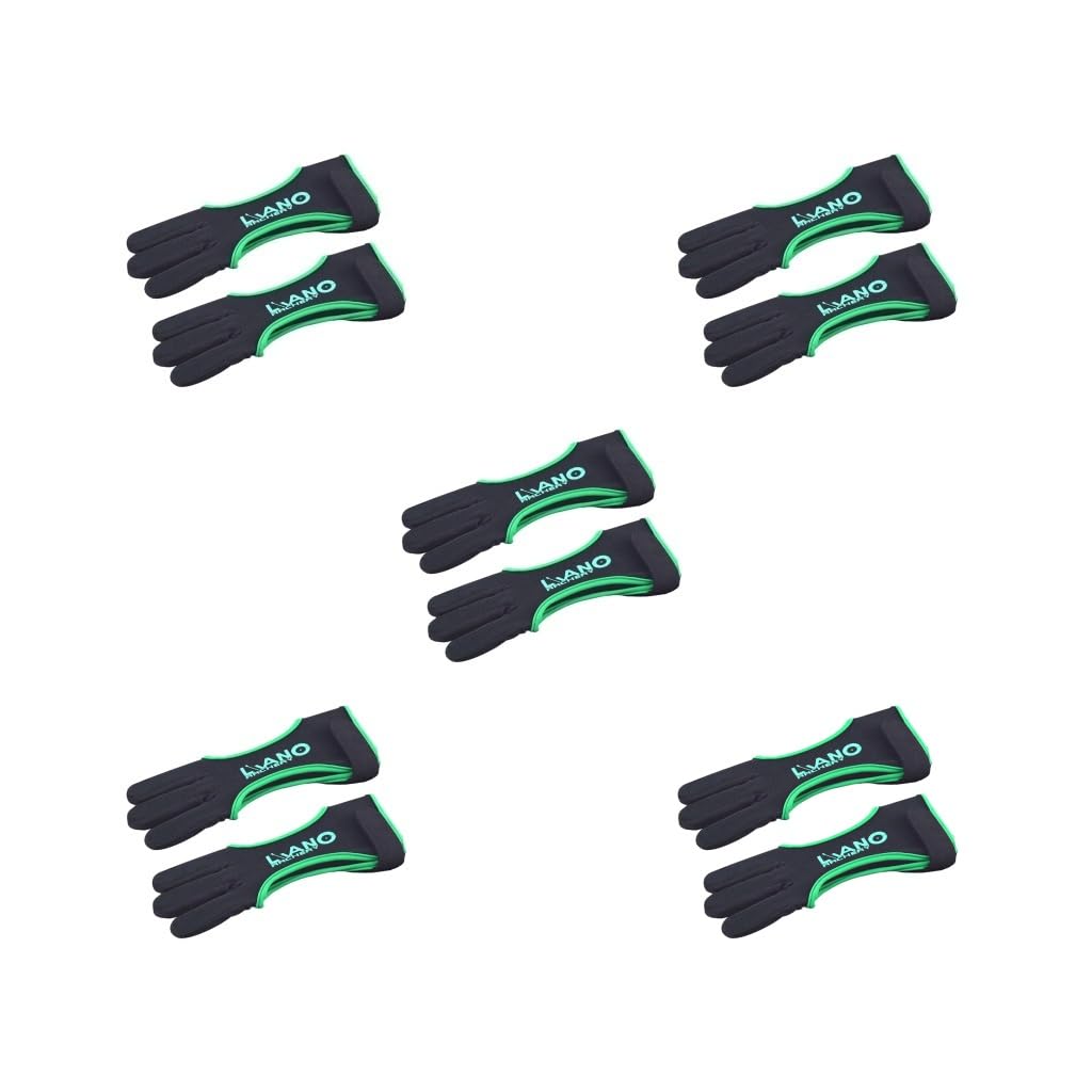 Tiro con l'arco Finger Guard Guanto portatile a tre dita Comodo tiro con l'arco Feild Guanti da tiro leggeri per giovani adulti principianti rosa S
