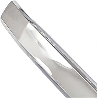 Vista 4 de NINTE Cubiertas de rejilla para Ford Explorer 2011-2015, cubierta de parrilla de parachoques de ABS cromada plateada brillante, 3 piezas,