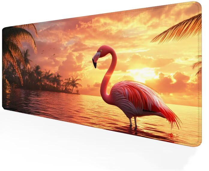 Grand tapis souris rouge 1200x400x3mm bords cousus durables
