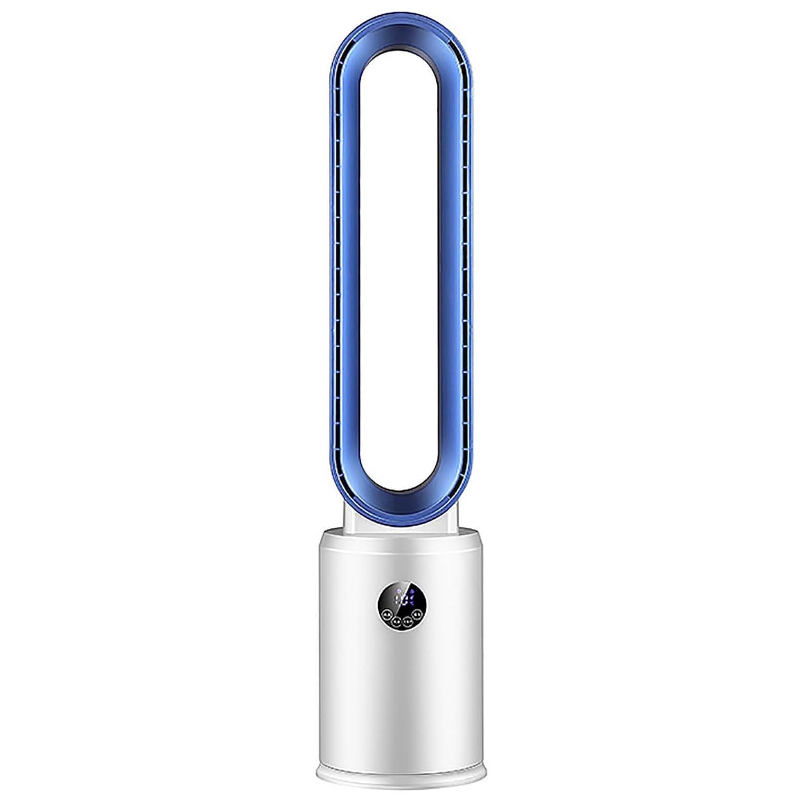 Ventilatore a torre senza lame, calcolatore d'aria silenzioso con timer remoto e 1-9H, design sicuro senza lama, 3 velocità, 120 oscillat, arredamento domestico moderno per ufficio camera da letto, 22