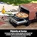 Ninja Woodfire Outdoor Pizza Oven, 5-in-1 Portable Electric Roaster Oven, Heats up to 700°F, 5 Artisan Pizza Settings, Integrated BBQ Smoker Box, Includes Flavored Wood Pellets, Terracotta Red