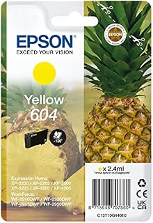 Epson 604 Pineapple, Genuine Black Ink Cartridge