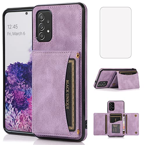 Étui portefeuille pour Samsung Galaxy A52 5G antichoc femme