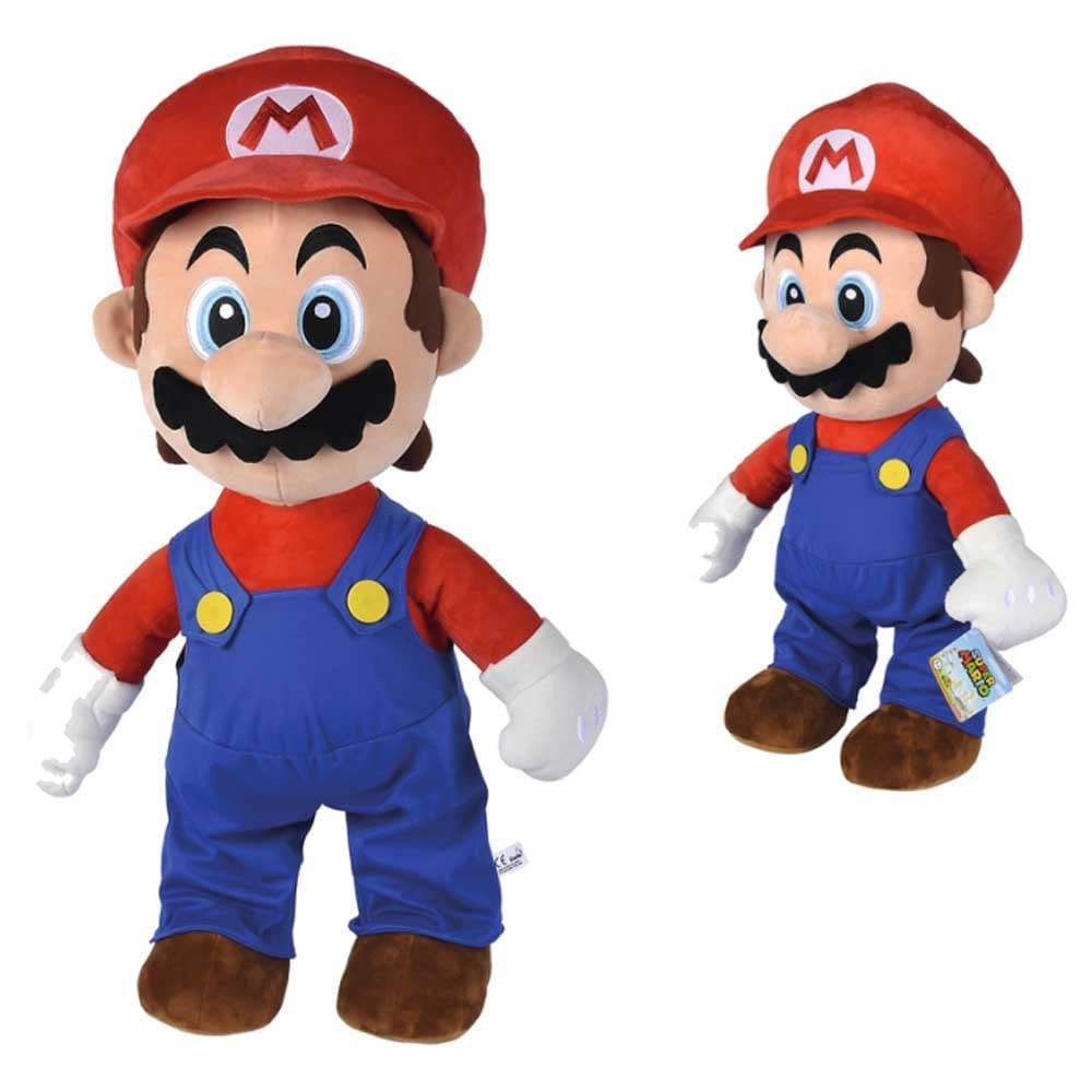 Simba - Plush Super Mario cm 70, 109231017, +0 mesi, morbido personaggio del famoso gioco Nintendo, adatto dai primi mesi di vita