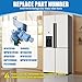 Upgraded WPW10179146 W10179146 Refrigerator Water Inlet Valve Compatible with Whirlpool Kenmore Maytag Replacement W10155357 W10179146 AP6016381 for Frigidaire Water Inlet Valve 1-Year Warranty