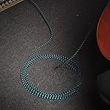 SONICAKE Braided Guitar Cable 6m/20ft Guitar Instrument Cable 6.35mm 1/4" Right Angle to Straight Black Blue - Image 7