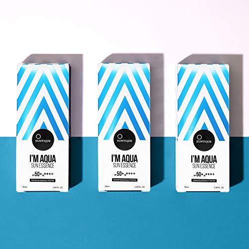 Suntique I'm Aqua Sun Essence SPF 35 PA+++ I For Sensitive Skin I High SPF Protection I Lightweight and Non-Greasy I Enriched with vitamin E I 50ml - Image 3