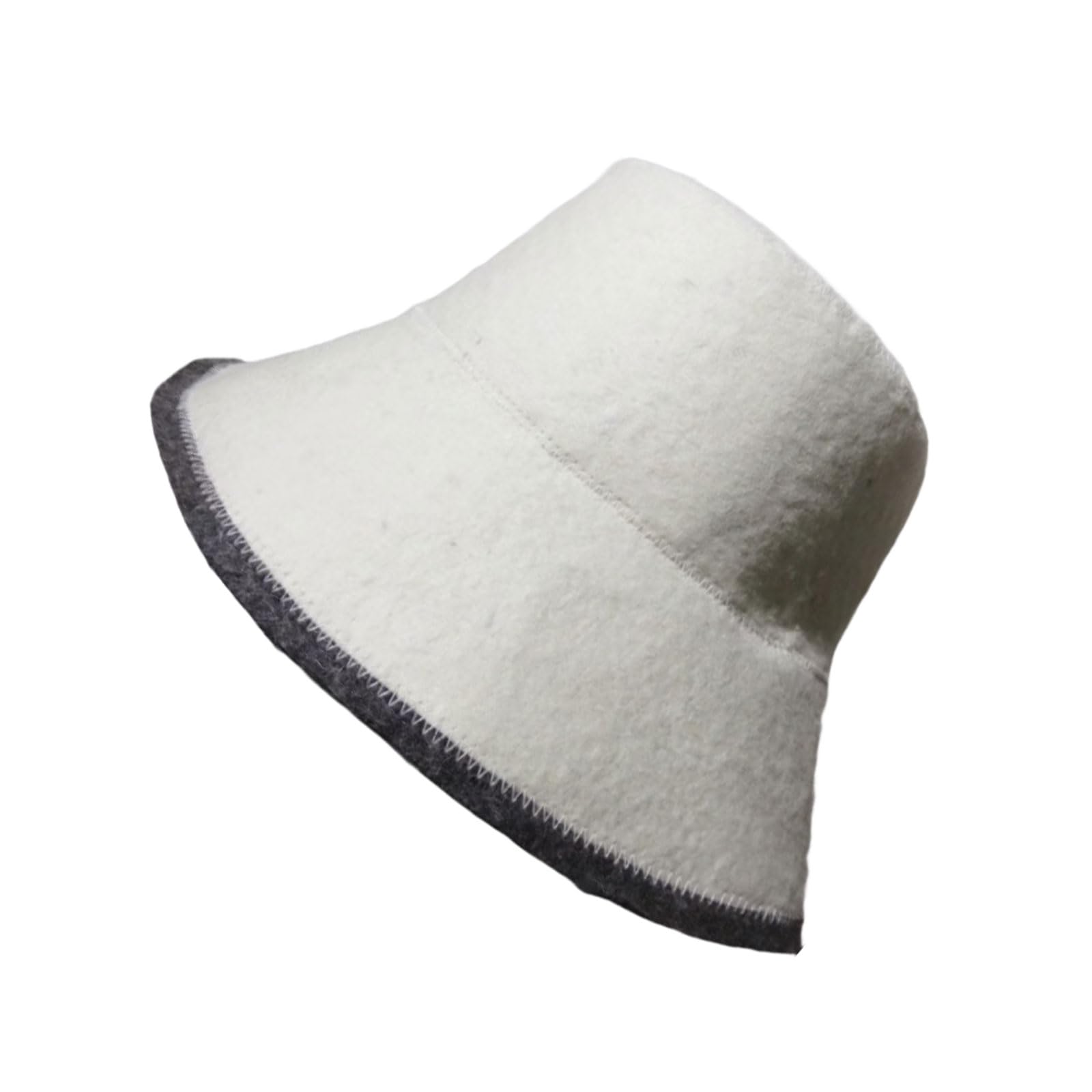 Natural Wool Felted Sauna Hat for Heat Resistance and Quick Drying Natural Wool Felted Hat for Heat Insulation and Head Comfortable During Long Bath Wicking
