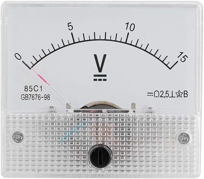 Analog Panel, DC Current Voltmeter, Analog Volt Panel Meter Ammeter