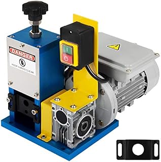 Happybuy Cable Wire Stripping Machine 0.05"-0.98" Automatic Electric Wire Stripping Machine 1 Channel