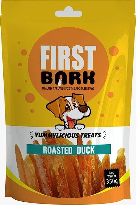 First Bark Jerky Roast Duck Dog Treats Stick, High Protein, Fully Digestible Healthy Snack & Training Treat, Easy to Chew All Life Stages Dogs & Puppy - 350gm (Pack of 1) Sold by Fps (B0C9DY5L9P) Amazon Price History, Amazon Price Tracker