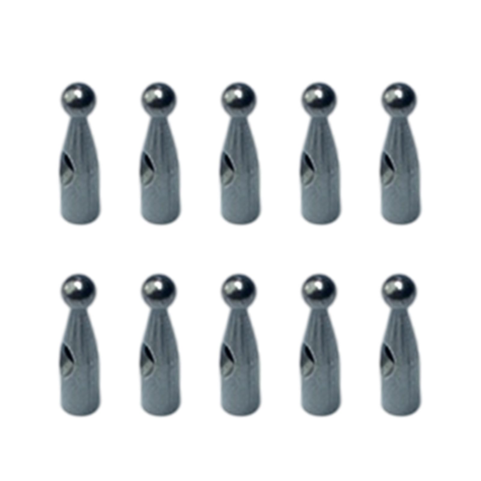 Zeizafa 10pcs Umbrella Tail Beads Metal End Caps For 4mm Umbrella Repair And Metal Tips For 4mm Diameter Bone