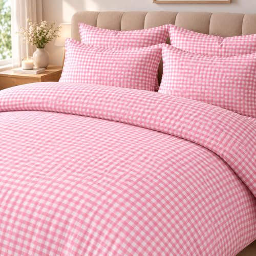 Image of 4-Piece Comforter Set with Bedsheet & Pillow Covers, Double Bed, Microfiber