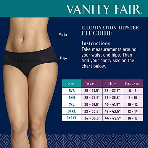 Vanity Fair Women's Illumination Hipster Panty 18107, Rose Beige, Large/7 #TOP3