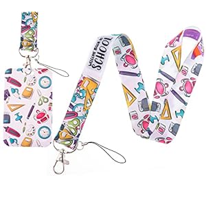 Funny School Teacher Lanyard with I...