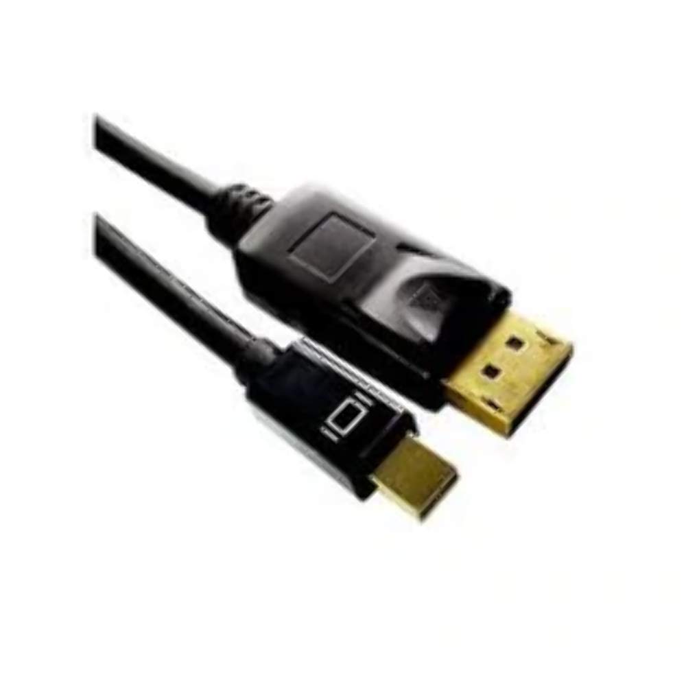 Mini DisplayPort 2 M-Cavo Mini DisplayPort/Mini DisplayPort a Mini DisplayPort/Mini DisplayPort, Maschio/Maschio, Dorati, Nero) "