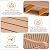 Psilvam 2-Person Outdoor Bench with 700 Lbs Weight Capacity, Poly Lumber Weatherproof Garden Bench Seating for Porch, Balcony and Park, All-Weather Patio Bench Furniture (Teak)
