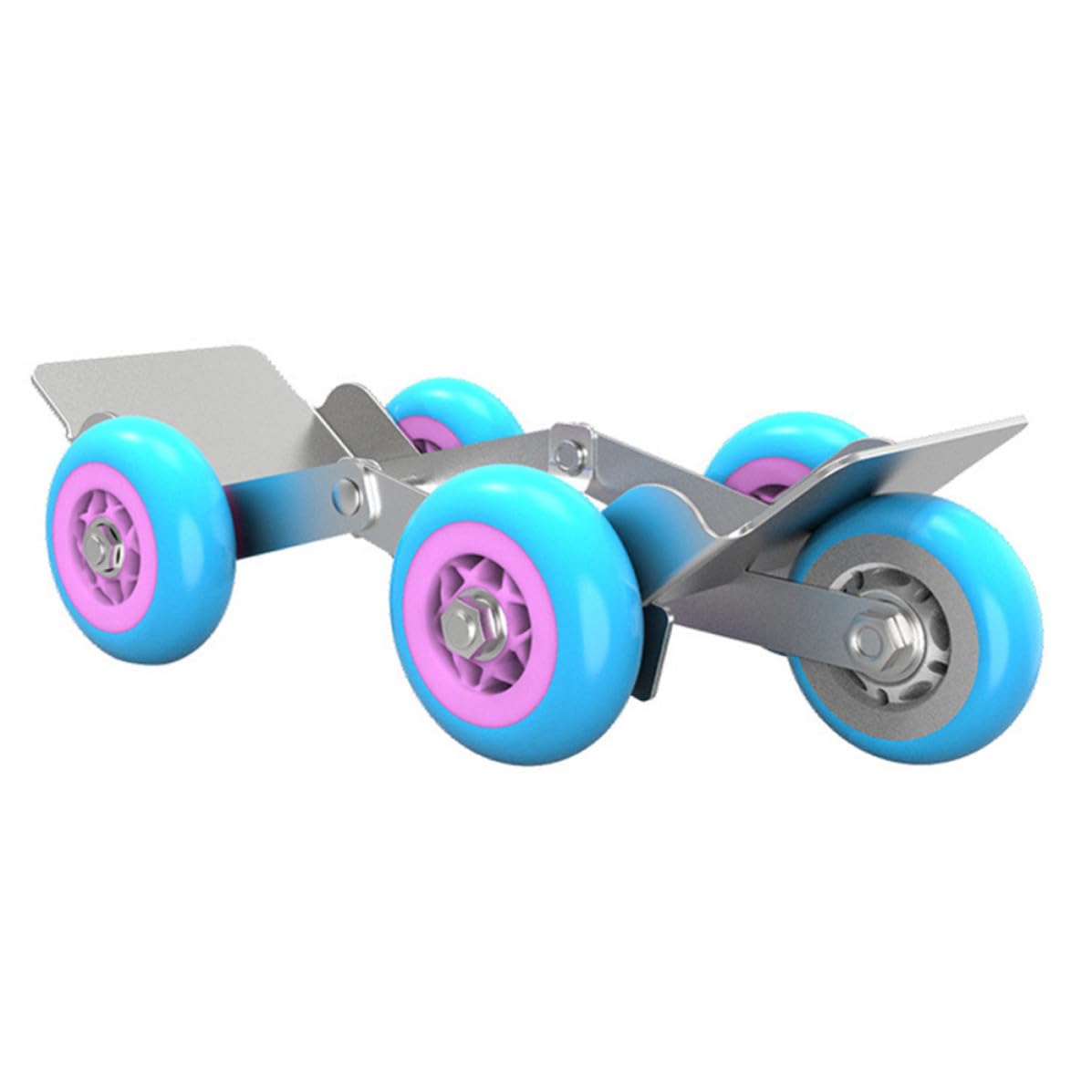 Mueve motos pesadas sin esfuerzo usando el transportista Toyvian con rueda de goma