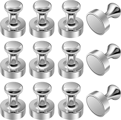 Image of Fridge Magnetic Push Pins, Push Pins Magnets for Whiteboard, Neodymium Magnet Pins, Magnetic Thumb Tacks, Whiteboard Magnets, Strong Magnets,Office Magnets (8)